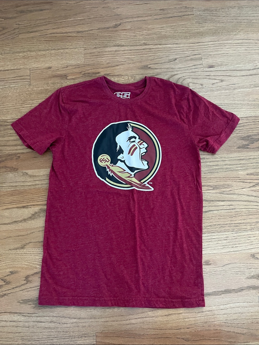 Unisex FSU Team Logo Short Sleeve Tee in Garnet